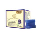 Khadi Natural Lavender Soap | Bathing Bar with Essential Oils | Gently Cleanses, Helps Relieve Stress | For Healthy, Soft Skin | Suitable for All Skin Types | Pack of 3 (125g x 3) | 375g - Image 2