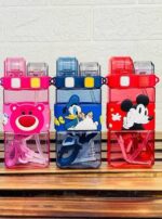 Kids Water Sipper Water Bottle BPA-Free Leak-Proof and Easy to Clean for Kids Girls Boys Birthday Return Gifts multicoloue 1 pcs - Image 2