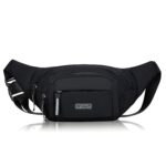 Kraptick Premium Unisex Waist Bag for Men and Women - Stylish Fanny Pack, Hip Bag, Outdoor Waist Bag (Black) - Image 2