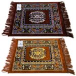 Kuber Industries Prayer Square Mat (Brown, Velvet, Standard), (60 Cm x 60 Cm) - Image 2