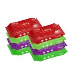 Liora Wet Wipes, Daily Cleansing, Refreshing & Moisturizing Facial Wipes | Aloe Vera Enriched | Rose, Lavender, Watermelon & Cucumber | Anti-Acne, Biodegradable | 25 Wipes Each, Pack of 8 (Total 200 Wipes) - Image 2