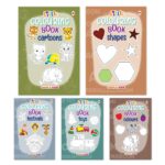 Little Colouring Books for Kids (Set of 5 Books) - Gift to children for painting, drawing and colouring - Cartoons, Toys, Colours, Festivals, Shapes - 3 to 6 years old - Image 2