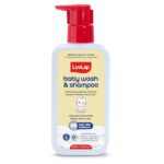 LuvLap Baby Wash & Shampoo -400ml, Milky Soft Head to Toe Wash With Oatmeal & Shea Butter, Paraben Free, Tear Free, Rich Moisturised Skin & Soft Hair, 2 in 1 Baby Body Wash, Dermatologically Tested - Image 2