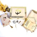 Luxury Quran Gift Set with Prayer Mat, Tasbih Beads, Digital Counter, Rehal & Attar | Islamic Ramadan Eid Gift Hamper for Nikah & Housewarming | Al‑Hadaya's Hubb Al‑Iman – Beige - Image 2