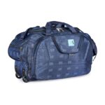 M MEDLER Epochbox Polyester 55 litres Waterproof Strolley Duffle Bag- 2 Wheels - Luggage Bag (Navy Blue) - Image 2