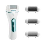 MEDITIVE electric foot callus remover with 3 Interchangeable Head Rollers, Rechargeable for Foot Care, Callus & Dead Skin Removal, foot cleaner for dead skin, heel cleaner machine,heel crack remover machine - Image 2