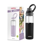 MILTON Navi 800 2-in-1 Lid Sip or Gulp Water Bottle 800 ml | Sturdy Handle I BPA Free| Food-Grade | One-Touch Open | Leak-Proof | Ideal for Office, School, College, Gym, Black - Image 2