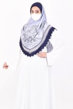 Malaysian Makhna Hijab for Women | Elegant Printed Headscarf | Soft & Breathable Fabric | Stylish Hijab for Office, Prayer & Casual Outfits - Image 2