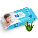 Mee Mee Soft Gentle Baby Wet Wipes (72 Wipes) Pack of 1 | Infused with Aloe Vera and Vitamin E | Paraben & Sulfate Free | Cleansing Wipes | Wipes for Babies - Image 2