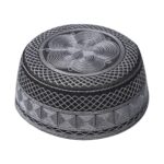 Men Muslim Prayer Hat Cotton Hand Embroidered Topi Hat Islamic Worship Prayer Headwear Eid Ramadan Prayer Muslim Cap - Image 2