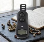 Met Finish Digital Tasbeeh Counter Finger Ring 5 Digit LED Zikr Counter for Prayer,Dhikr,Meditation Silent Clicker Jaap Mala Alternative Portable - Image 2