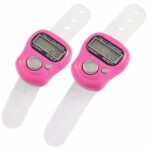 Mini Digital Finger Counter Ring with LCD Display, Handheld Tally Counter for Prayers, Meditation, Sports and Events, Multi Color, 2 Pieces Set - Image 2