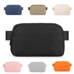 Mini Fanny Pack Belt Bag for Women and Men, Fashionable Waterproof Waist Pack with Adjustable Strap for Traveling, Hiking, Jogging, Cycling, Black, Small, Fashionable - Image 2