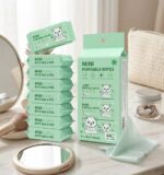 Mini Wet Wipes – 64 Count Pocket Wipes (8 Packs × 8 Wipes) | Alcohol & Fragrance Free | 99% Pure Water Baby & Adult Wet Tissues for Hand, Face & Travel Use (1-pcs) - Image 2