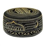 Muslim Prayer Hat for Men Worship Hat Islamic Muslim Prayer Hats Cap Beanie Headwear for Ramadan Eid - Image 2