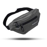 NABAAT Waist Bag for Men and Women Fanny Pack with 4 Zipper Pocket Travel Chest Pouch Passport Belt Bag Money Pocket Bag with Key Holder - (Grey, WB-GR-2) - Image 2