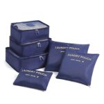NFI Essentials Packing Cubes 6 pcs Travel Storage Clothes Packing Organizers set Clothes Space Saver Bags Cosmetics, Underwear, shoes, Luggage organizer - Image 2