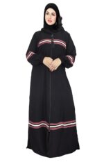Nida fabric Free Size Muslim Burqa/Abaya & Burkha Dress for Muslim women and Girl's (C01-Burkha) - Image 2