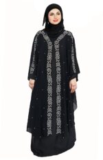 Nida fabric Free Size Muslim Burqa/Abaya & Burkha Dress for Muslim women and Girl's (F04-Burkha) - Image 2