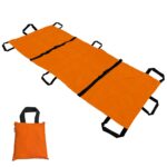 OTICA Foldable Soft Stretcher For Medical Use - Portable Waterproof Stretcher For Patient, Emergency Use | Patient Transport Stretcher | Orange Stretcher With Carry Bag Support Upto 110kg Weight - Image 2