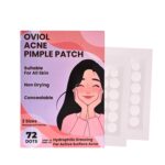 OVIOL Acne Pimple Patch for Face (72 dots) | Waterproof Patches for Active Acne | Absorbs Pimple Overnight and Reduces Excess Oil | Facial Patches with 100% Hydrocolloid (72 PATCHES) - Image 2
