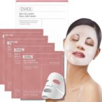 OVIOL Collagen Face Mask Pack of 4 Overnight Pack of 4 Deep Collagen Night Mask Korean Glass Skin Hydrogel Mask for Deep Hydration, Anti-Aging & Pore Minimizing | | Hyaluronic Acid, Niacinamide, Vitamin E (34g)(4 pack) - Image 2
