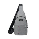 Oblivion Sling Crossbody bag for men 1 Pc - Waterproof with USB Charging Port & Earphone Hook, Cross body Shoulder, Casual & Outdoor Use Stylish & Lightweight Waist Bags for Men & Women - Image 2