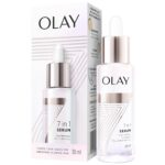 Olay 7in1 Ultra-light Face Serum | Niacinamide, Vitamin C, Collagen Peptides | Fights 7 Issues for Smooth & Glowing Skin | Normal to Oily Skin | Dermatologically Tested | Non Comedogenic | 30ml - Image 2
