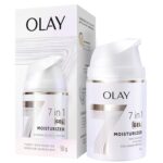 Olay 7in1 Ultra-light Gel Moisturizer | Niacinamide, Vitamin C, Collagen Peptides | Fights 7 Issues for Smooth & Glowing Skin | Normal to Oily Skin | Dermatologically Tested | Non Comedogenic | 50g - Image 2