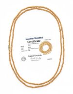 Original Tulsi Kanthi Mala from Vrindavan Dham | Pure Natural Tulsi Wood Beads | ISKCON Style Single Round Spiritual Necklace for Men & Women | Hindu Pooja & Meditation Mala - Image 2