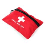PAXLamb Red First Aid Bag Empty, First Aid Kit Empty First Aid Pouch Small Mini Waterproof for First Aid Kits Pack Emergency Hiking Backpacking Camping Travel Car Cycling (Bag Only) - Image 2