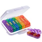 POPCUBE Premium Medicine organizer Box- Waterproof Weekly Medicine organizer- Medicine Box for home, 7 days tablet organizer For Home-Large Pill Organizer Box Case (Transparent, 4 Compartment) - Image 2