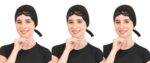 Pack Of-3 Plain Design Muslim Women Under/head Scraf HIjab Cap - Image 2