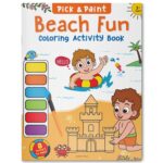 Pick and Paint Coloring Activity Book For Kids: Beach fun - Image 2