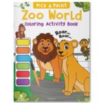 Pick and Paint Coloring Activity Book For Kids: Zoo World - Image 2