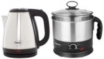 Pigeon By Stovekraft Amaze Plus 1.5 Litre Electric Kettle, Black By Stovekraft Kessel 1.2-Litre Multi-Purpose Kettle (Silver) 600 Watts, Black - Image 2