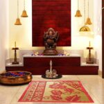 Plastic Handcrafted Pooja Floor Mat Asan Small Matt for Home Living Room, Outdoor Also Use Meditation Prayer and Sitting Mat, Aasan Mat, Chatai - Random Colour and Design (1.5X 2 ft) (2) - Image 2