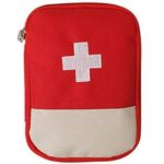 Polyester Travel Mini First Aid Pouch for Outdoor Medical Bag Emergency Survival First Aid Kit, 8 X 1 X 12 Cm, Multicolor (1) - Image 2