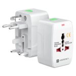 Portronics Juicemate Go Universal Travel Adapter with 6A AC Socket Output,Universal AC Socket, All in One International Travel Fast Charging Adapter,Suitable for 180+ Countries US,UK,EU,AUS,Etc - Image 2