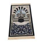 Prayer Rug Thick Traditional Eid Ramadan Mat for Kids Men Women Ramadan Gift 70x110cm Building - Image 2