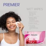 Premier Refreshing Face Cleaning Wet Wipes (75 Sheets) | 25 Pulls per Pack | Pack of 3 Assorted | Soft, Skin-Friendly, Alcohol-Free | Perfect for Home, Travel & Office | Hydrates for Instant Freshness - Image 2