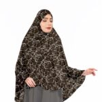 Printed Muslim Womans Suiteble Khimar Namaz Hijab - Image 2