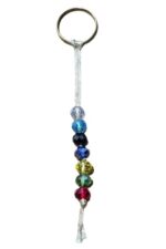 RBLISS CG 7/Saat Daana tasbih for Prayer/Islamic Crystal Stone Mala/ 7 Beads Finger Crystal Stone Tasbeeh/Tasbih for Muslims for HAJJ and UMRAH | Hand TASBEEH | Pack of 12/Multicolor - Image 2