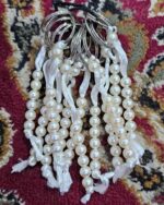 RBLISS CG 7/Saat Daana tasbih for Prayer/Islamic Crystal Stone Mala/ 7 Beads Finger Crystal Stone Tasbeeh/Tasbih for Muslims for HAJJ and UMRAH | Hand TASBEEH | Pack of 12/White - Image 2