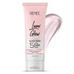 RENEE Lumi Glow Highlighting Sunscreen with SPF 50 | In-Vivo Tested | With Niacinamide & Hyaluronic Acid | Lightweight & Non-Sticky | No White Cast | Protects against UVA-UVB | Radiant Finish | 50g - Image 2