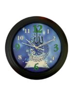RK COLLECTION - JAIPUR Muslims Religious Designer Round Wall Clock 28 X 28 CM Black Frame - Image 2