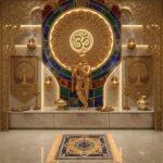 ROZY Velvet Prayer Mat/Aasan/Pooja Mat/Meditation Rectangular Shape Mat/Multipurpose Velvet Rug Mat 2 Ft X 2 Ft Floral Patterned(Yellow) - Image 2