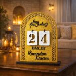 Ramadan Calendar Ramadan Mubarak Decor Eid Decoration Sign Ramadan Kareem Islamic Table Decor Ramadan Gifts, Ramadan to Eid Countdown Calender - Image 2