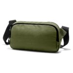 Red Lemon BANGE Sling & Waist Bag for Men & Women | Water-Resistant Travel Crossbody Pouch | Multi-Compartment Organizer for Mobile, Passport, Power Bank & Accessories | Lightweight Daily Bag (Green) - Image 2