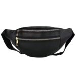 Round Black Velvet Crossbody Bag, Gold Butterfly and Star Embroidery, Velvet Top Handle with Gold Chain Strap - Image 2